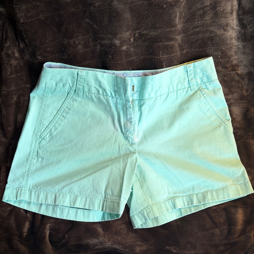 J. Crew Mint Green Women's Bermuda Shorts